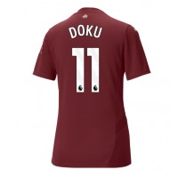 Manchester City Jeremy Doku #11 Tredje Tröja Dam 2024-25 Kortärmad